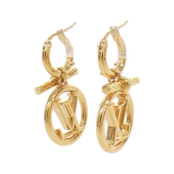 LOUIS VUITTON Gold Earrings - Picture 1 of 3